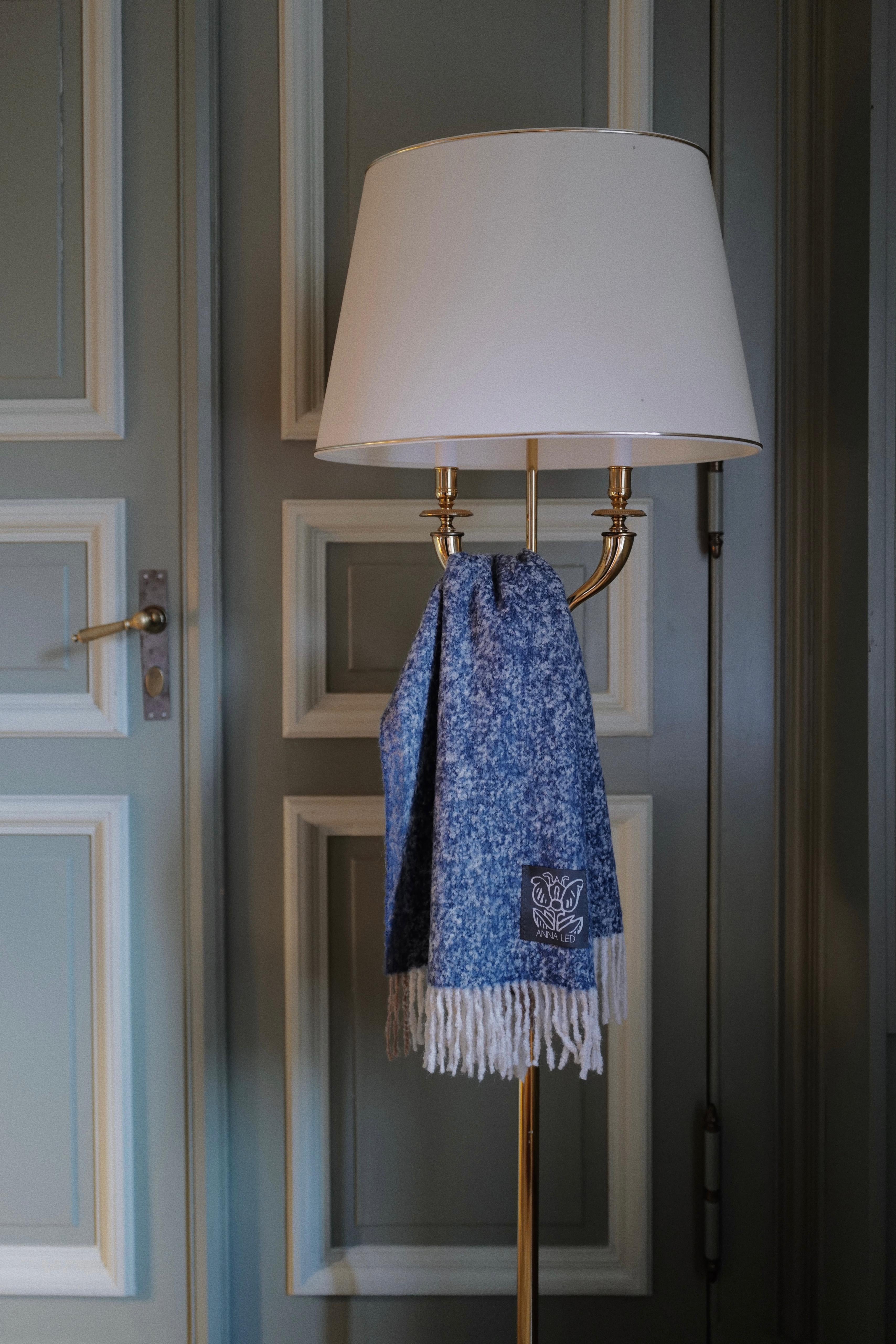Alpaca Scarf Denim Col  AW25