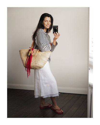 Linen A silhouette Two Layers skirt JACKLIN SS26