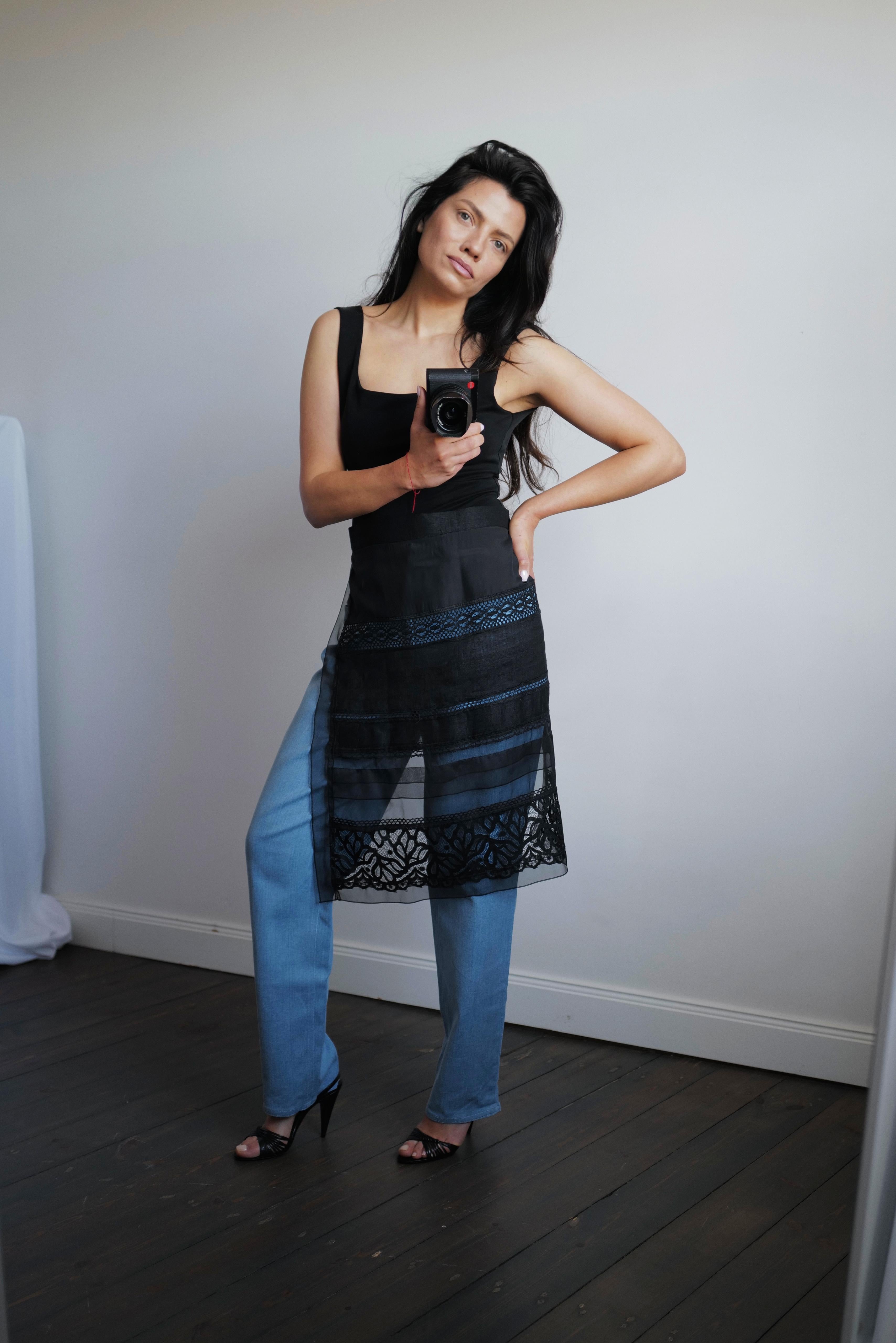 Blue Denim Mom Jeans PARIS SS26