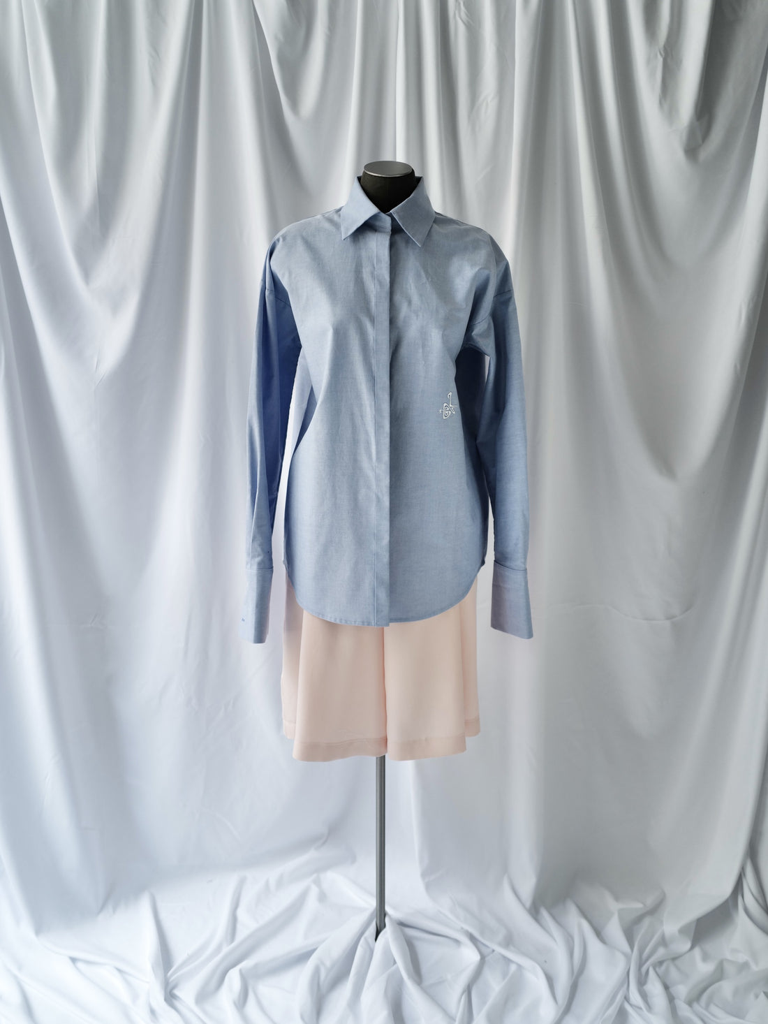 Cotton Blue Oxford Shirt SS25
