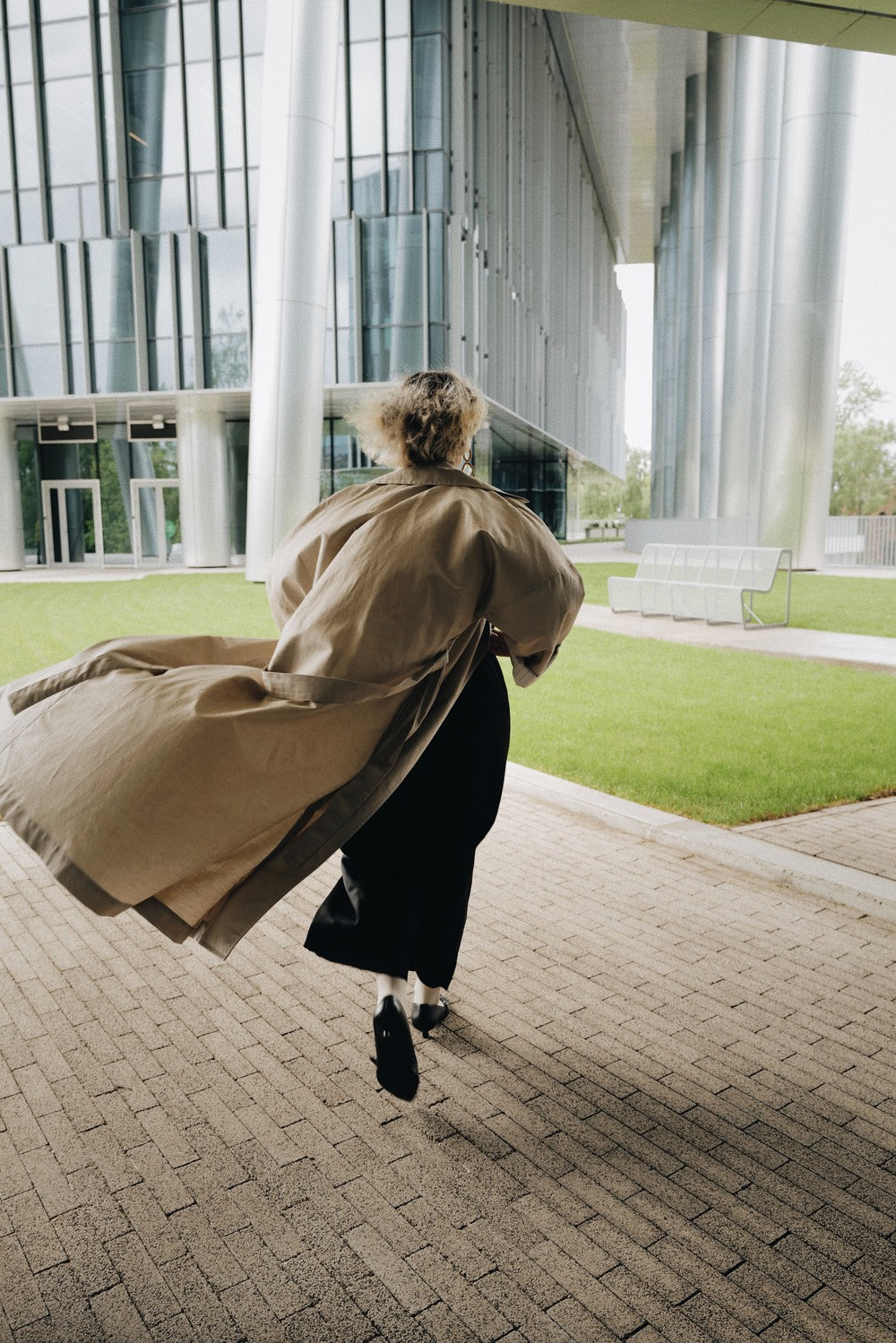 Double -Breasted Belted Trench Coat AGATA SS25