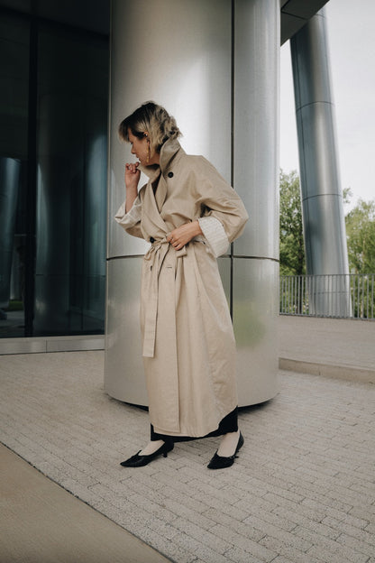 Double -Breasted Belted Trench Coat AGATA SS25