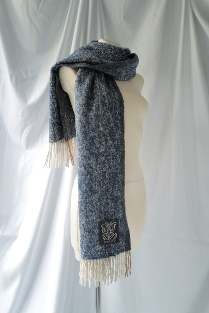 Alpaca Scarf Denim Col  AW25