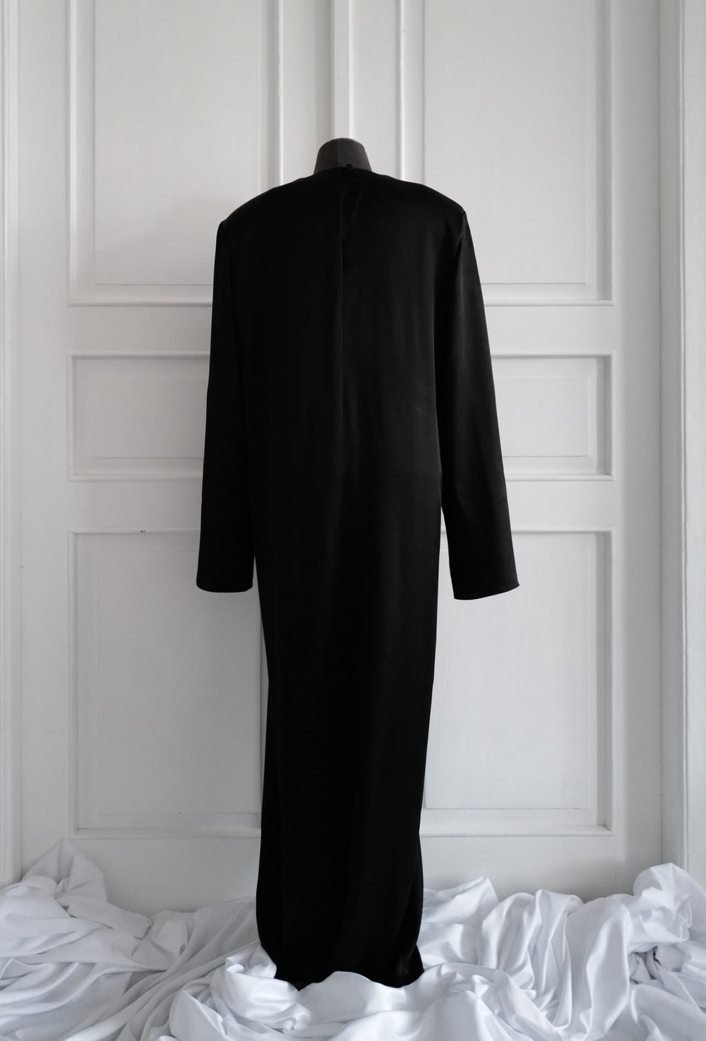 Silk Maxi Dress DALIDA in Black