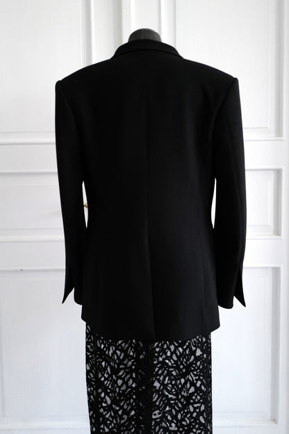 Wool Tailored Blazer with Atlas Lapel (Pre-order)