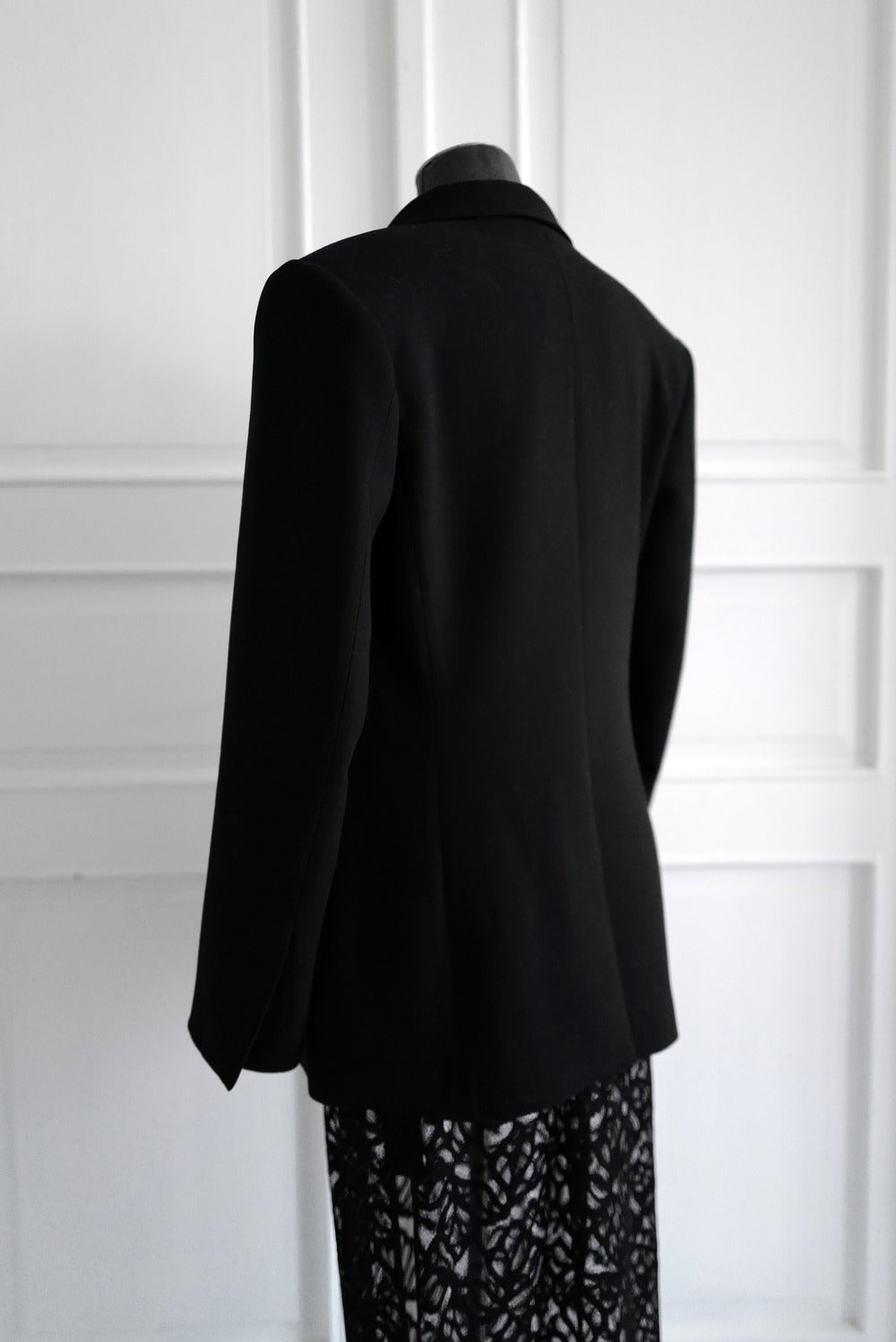 Wool Tailored Blazer with Atlas Lapel (Pre-order)