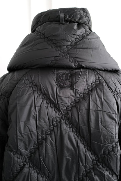 Quilted  Kimono Jacket KYOTO With Large Pockets and Tie Closure  Pre Fall 26