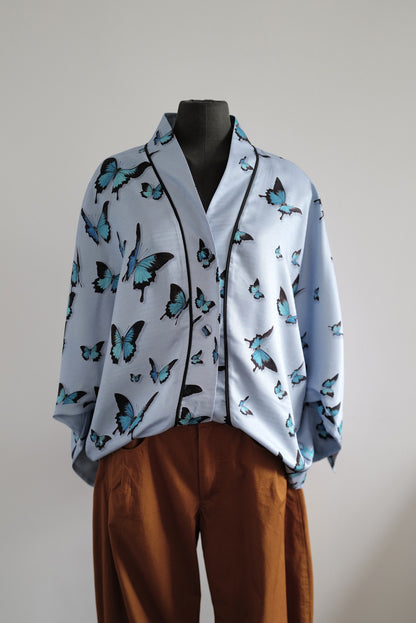 Printed Silk Kimono LAGUNA  SS26