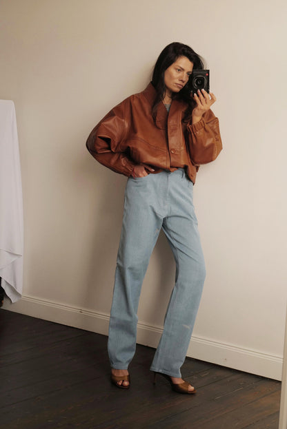 Leather Kimono Jacket SOBE