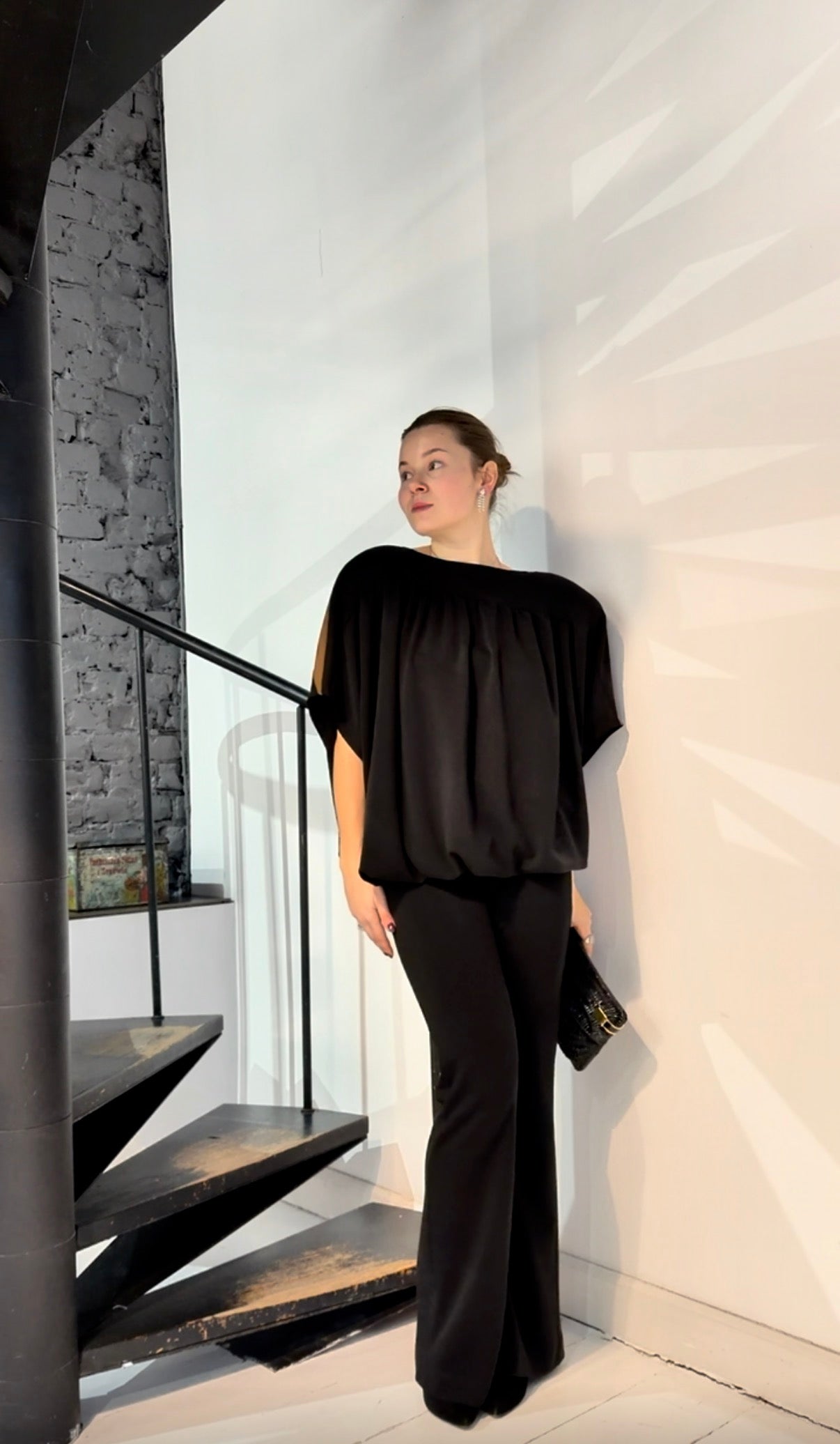 Jersey Cupro Cocoon Dress-Tunic AW25