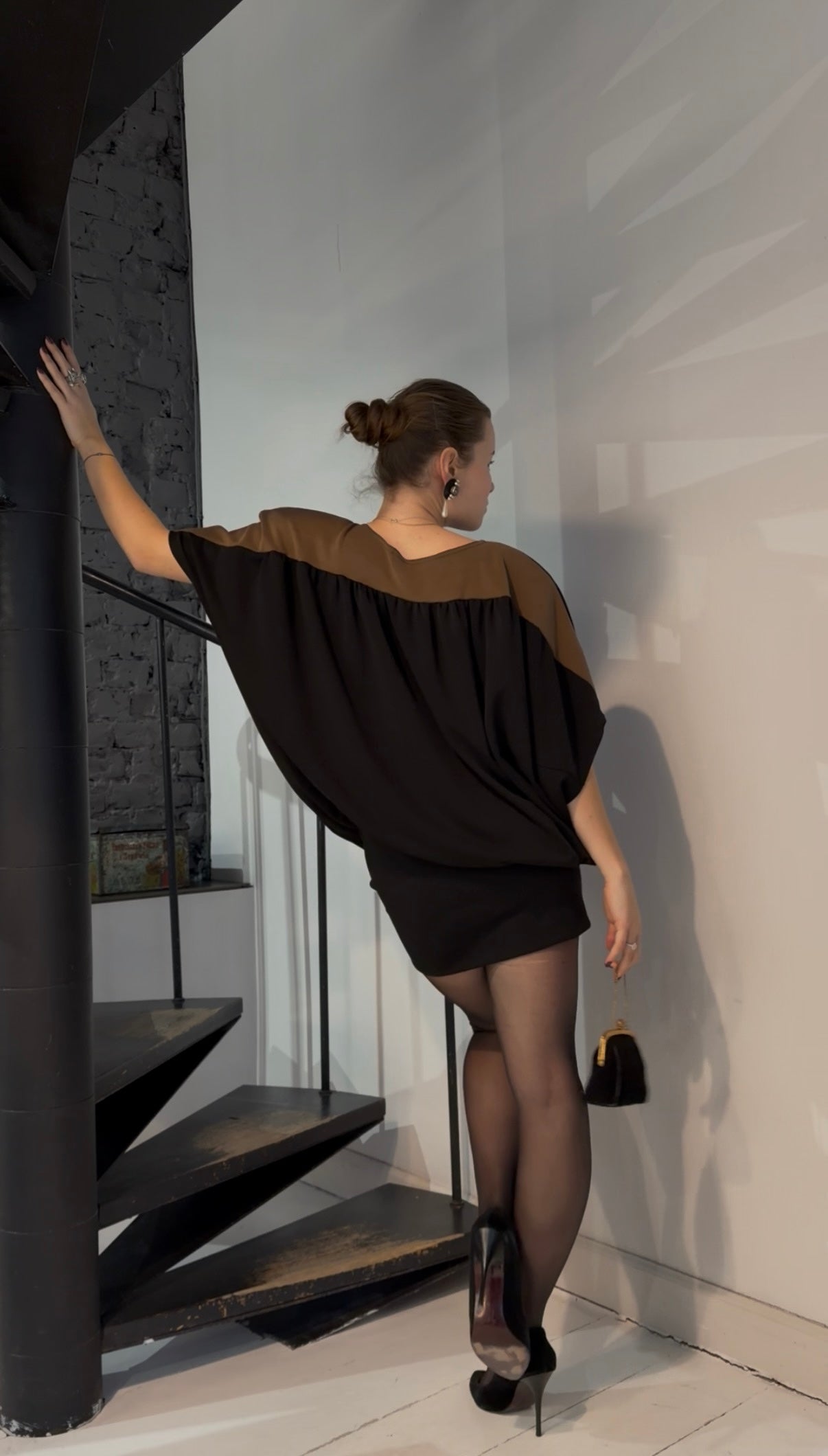 Jersey Cupro Cocoon Dress-Tunic AW25