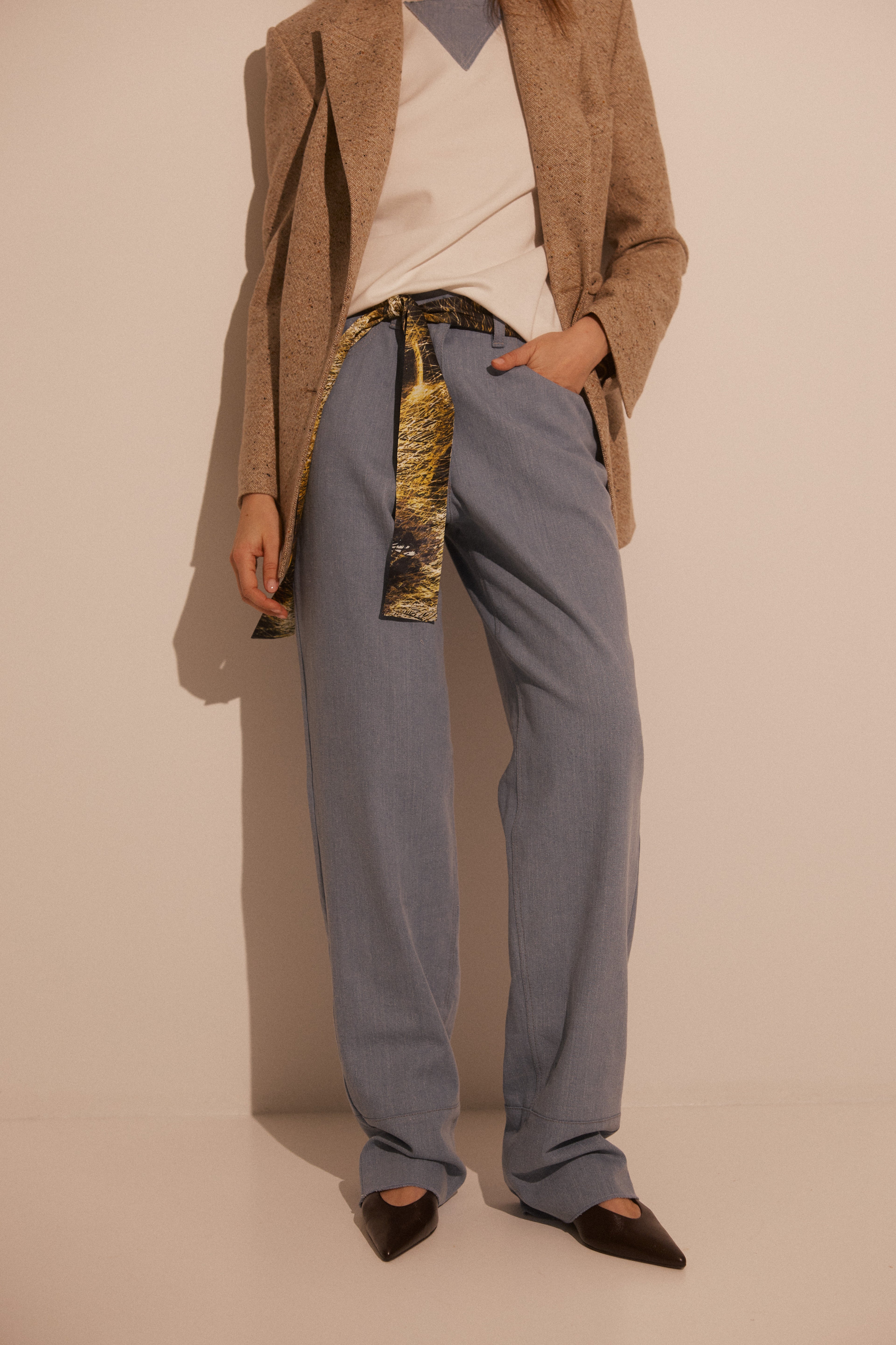 Blue Denim Mom Jeans PARIS SS26
