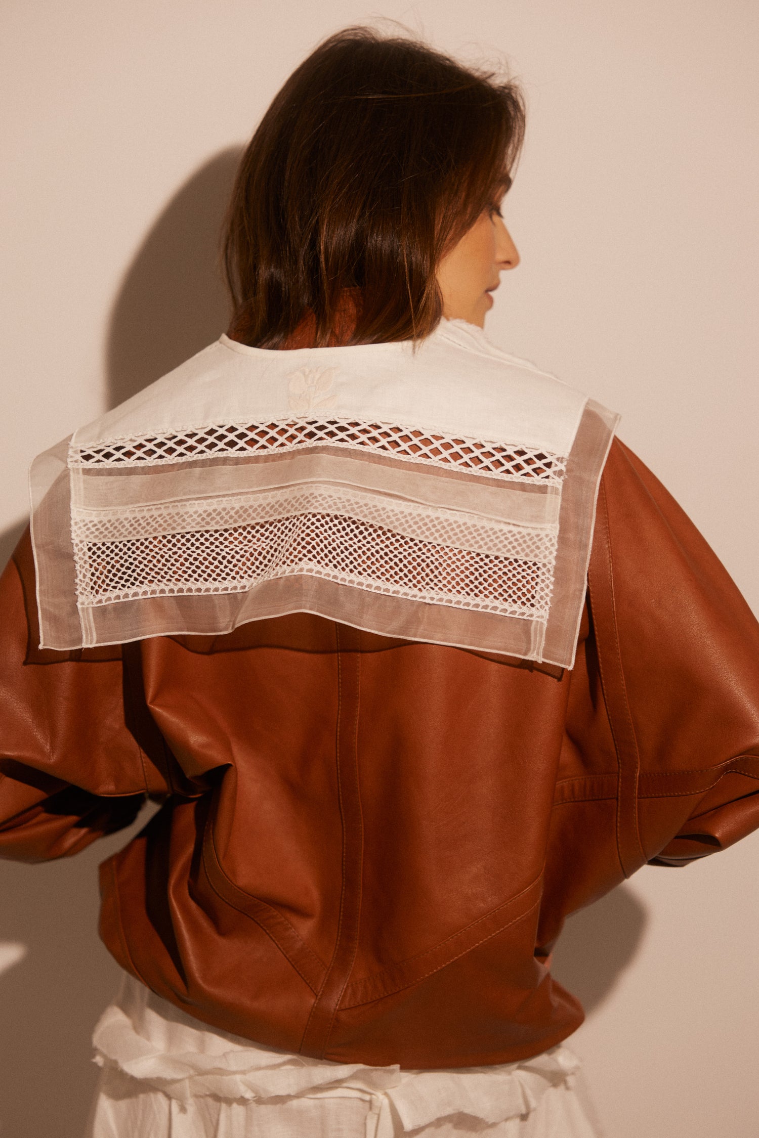 Leather Kimono Jacket SOBE