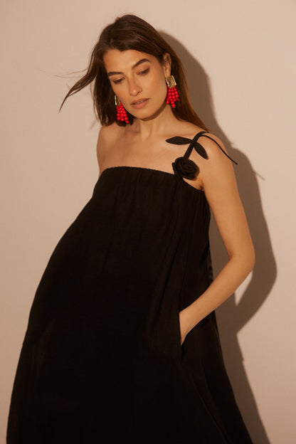 Linen Balloon Dress Magda SS26