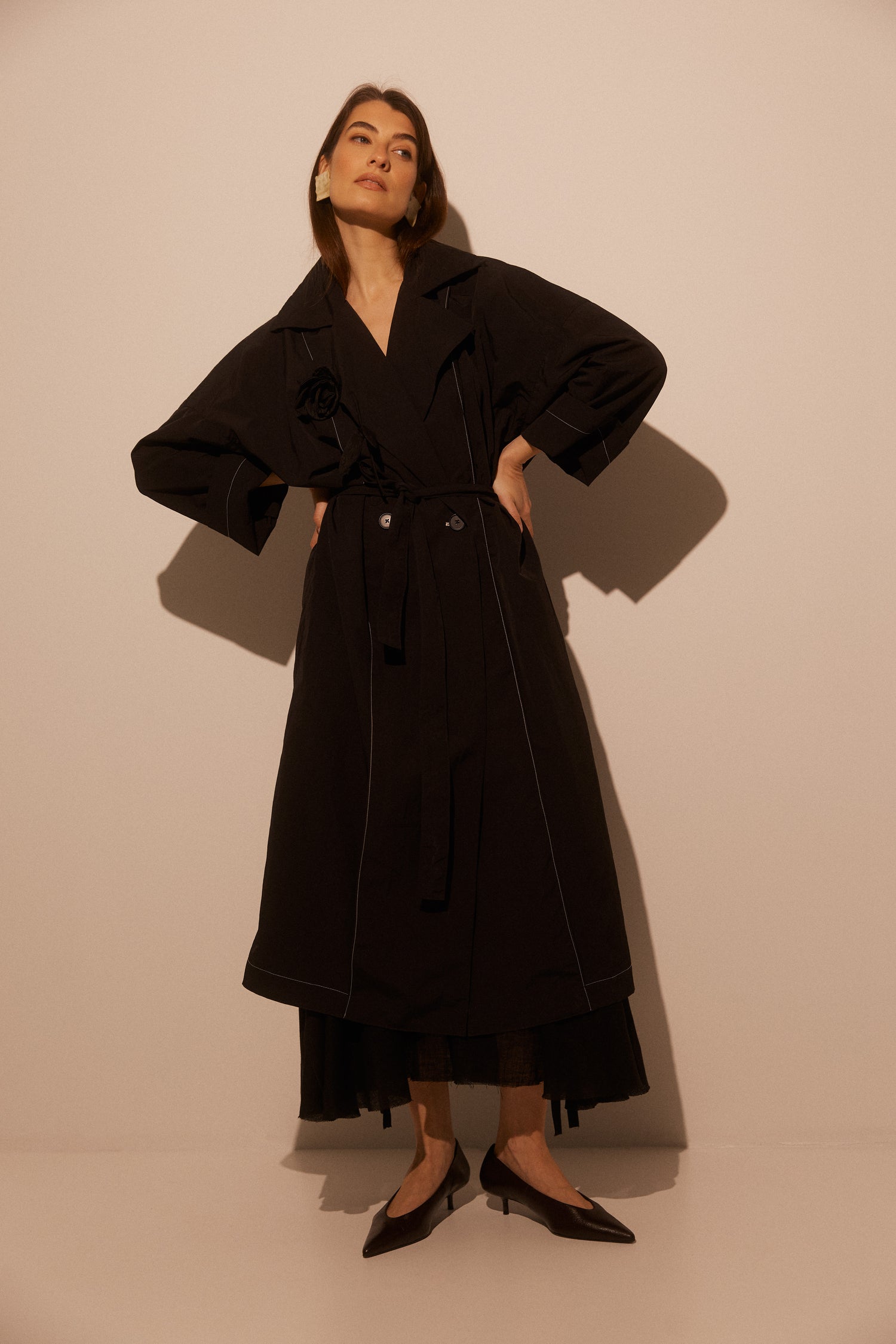 Raincoat with Rose SS26