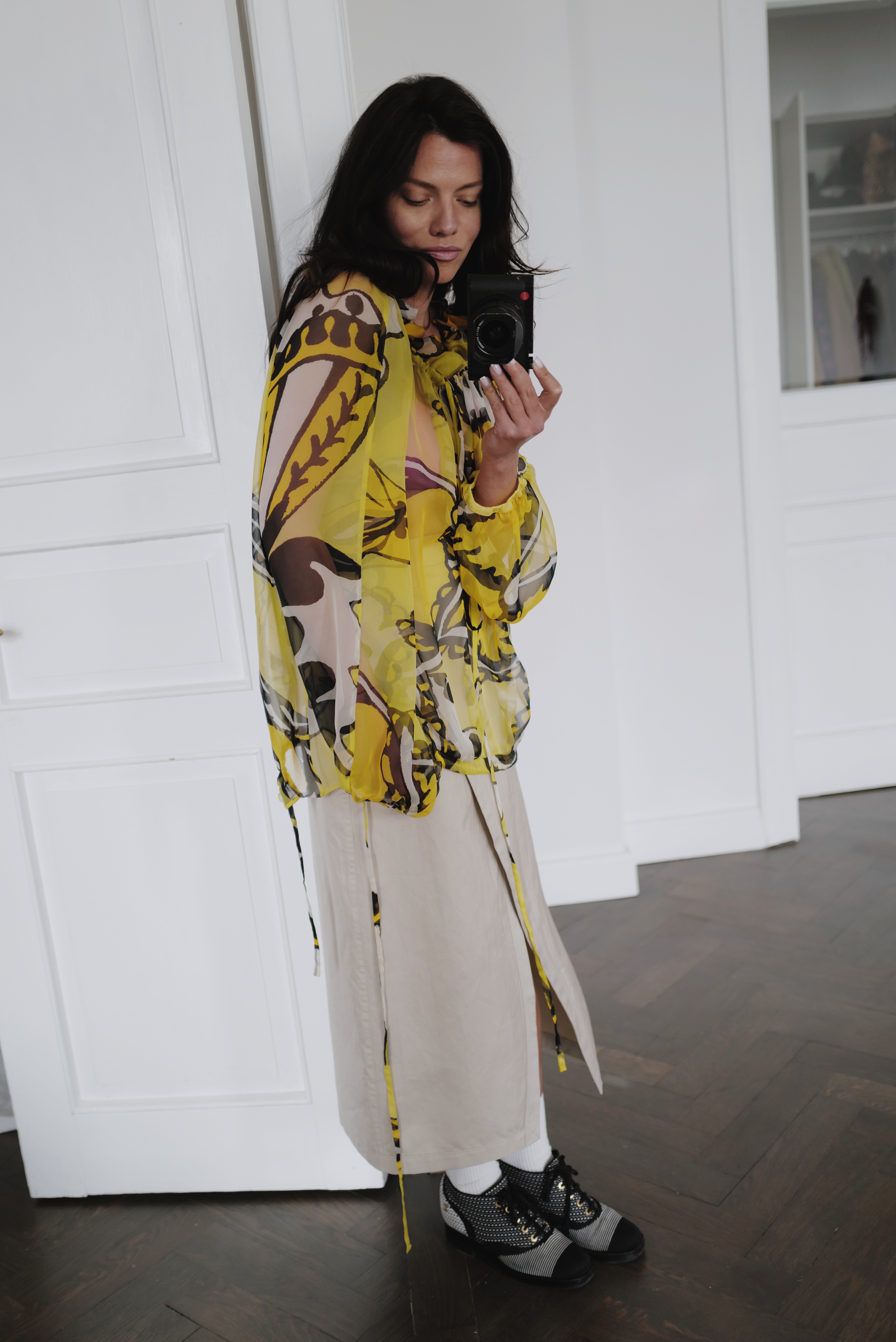 Floral Print Silk Blouse VALERY SS26( new colours available in studio )