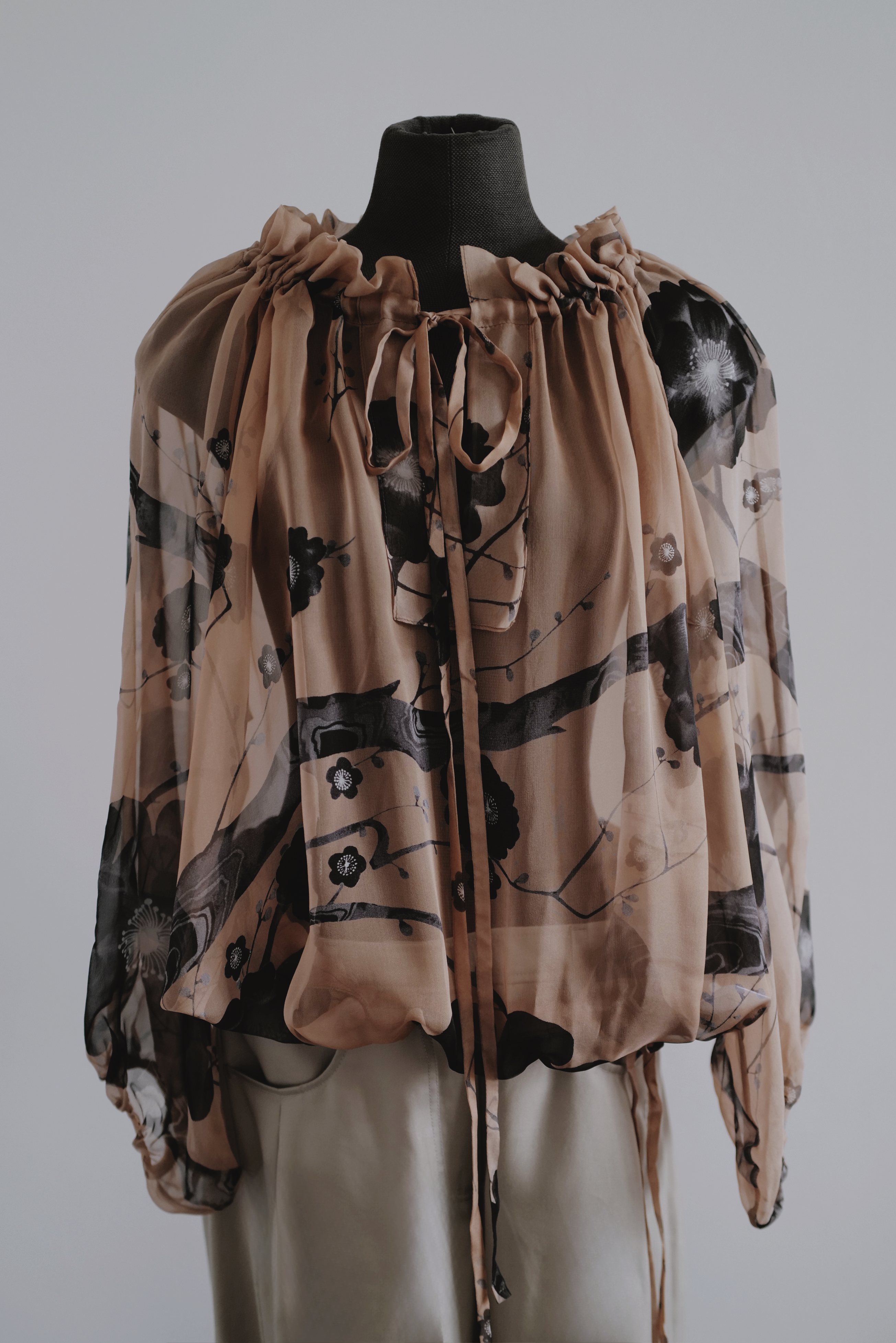 Floral Print Silk Blouse VALERY SS26( new colours available in studio )