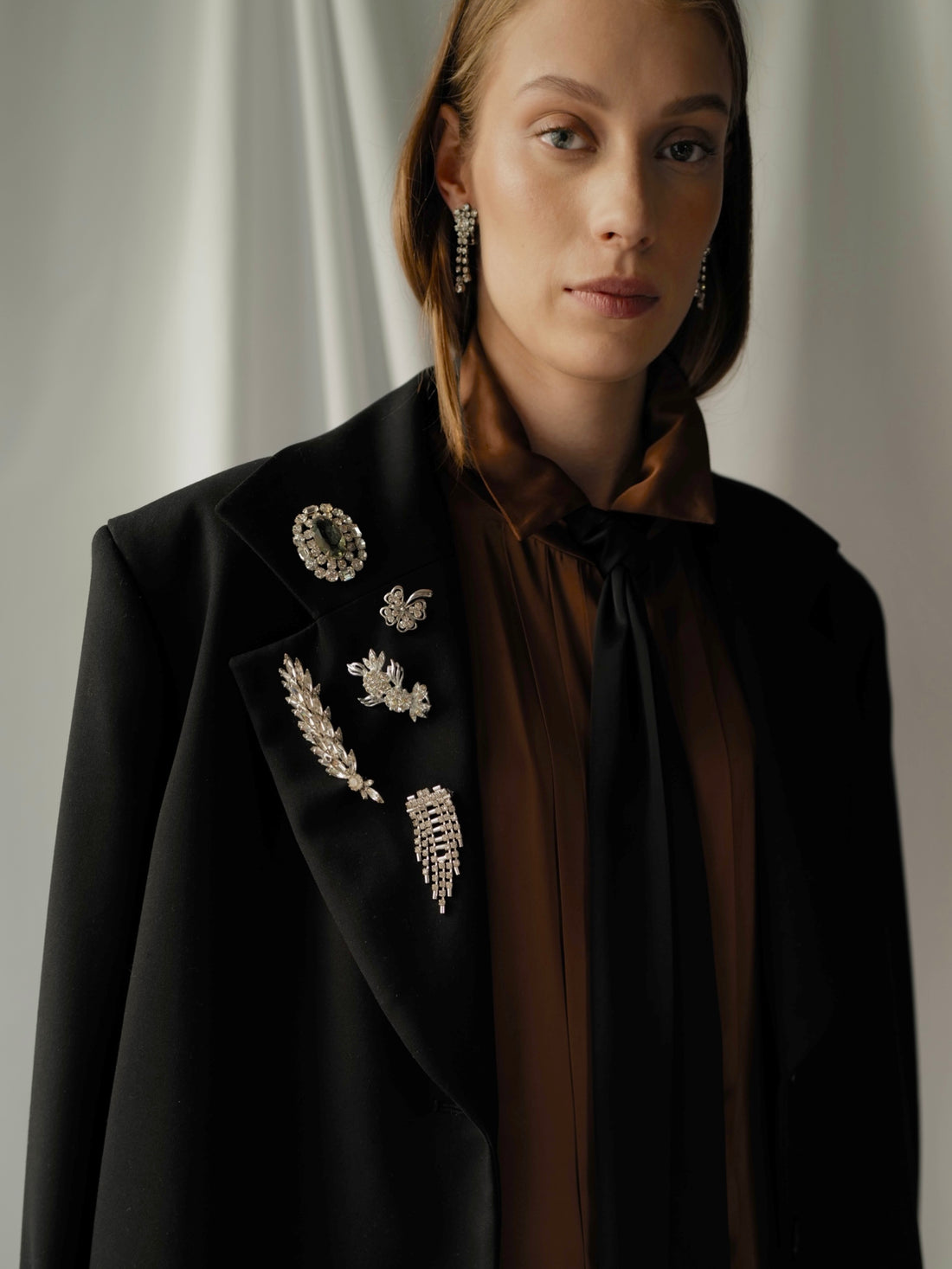 Black Tailored Blazer AW25