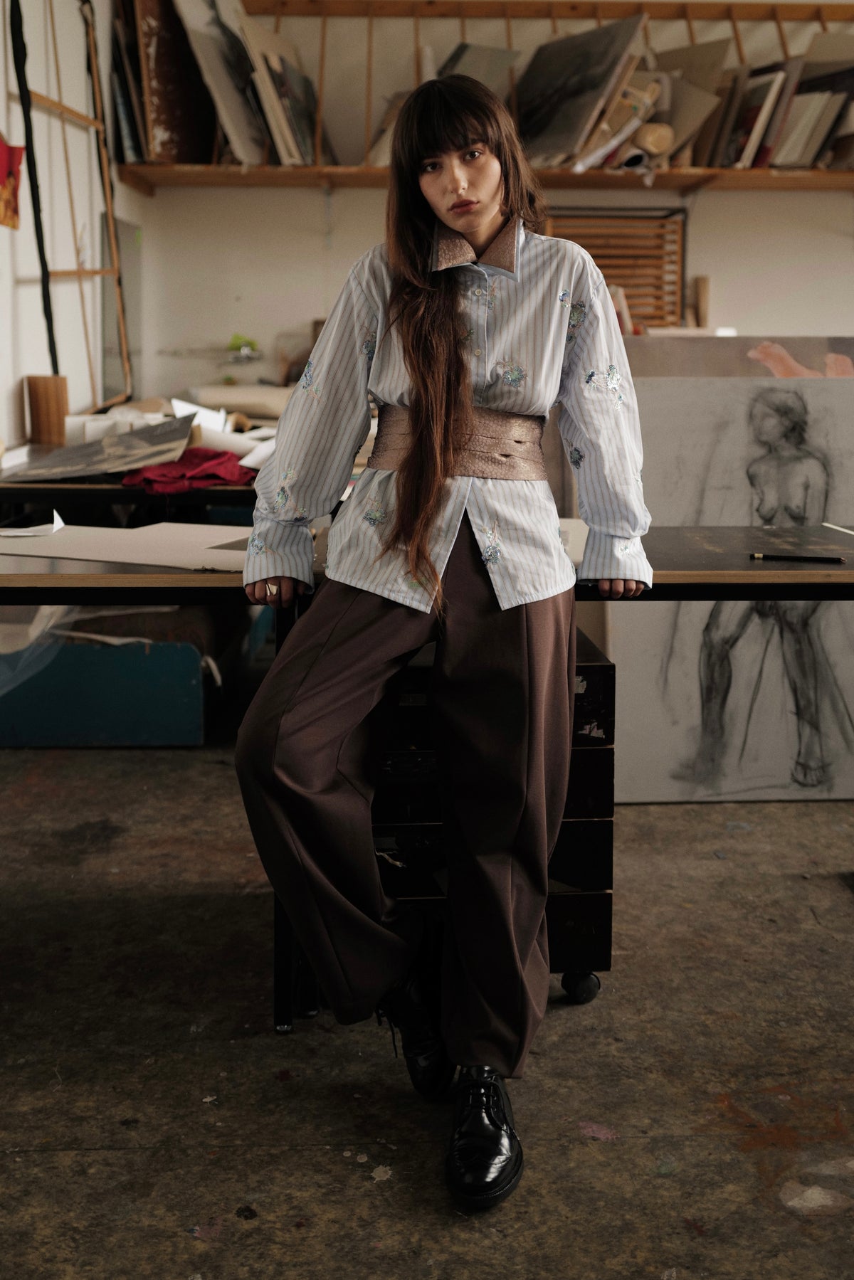 Jersey Barrel Trousers MURANO FW26/27