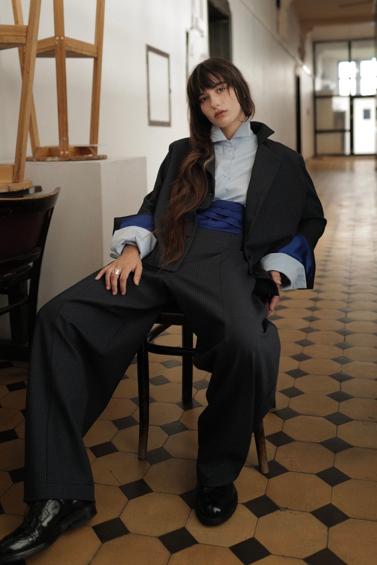Jersey Barrel Trousers VICHY FW 26/27