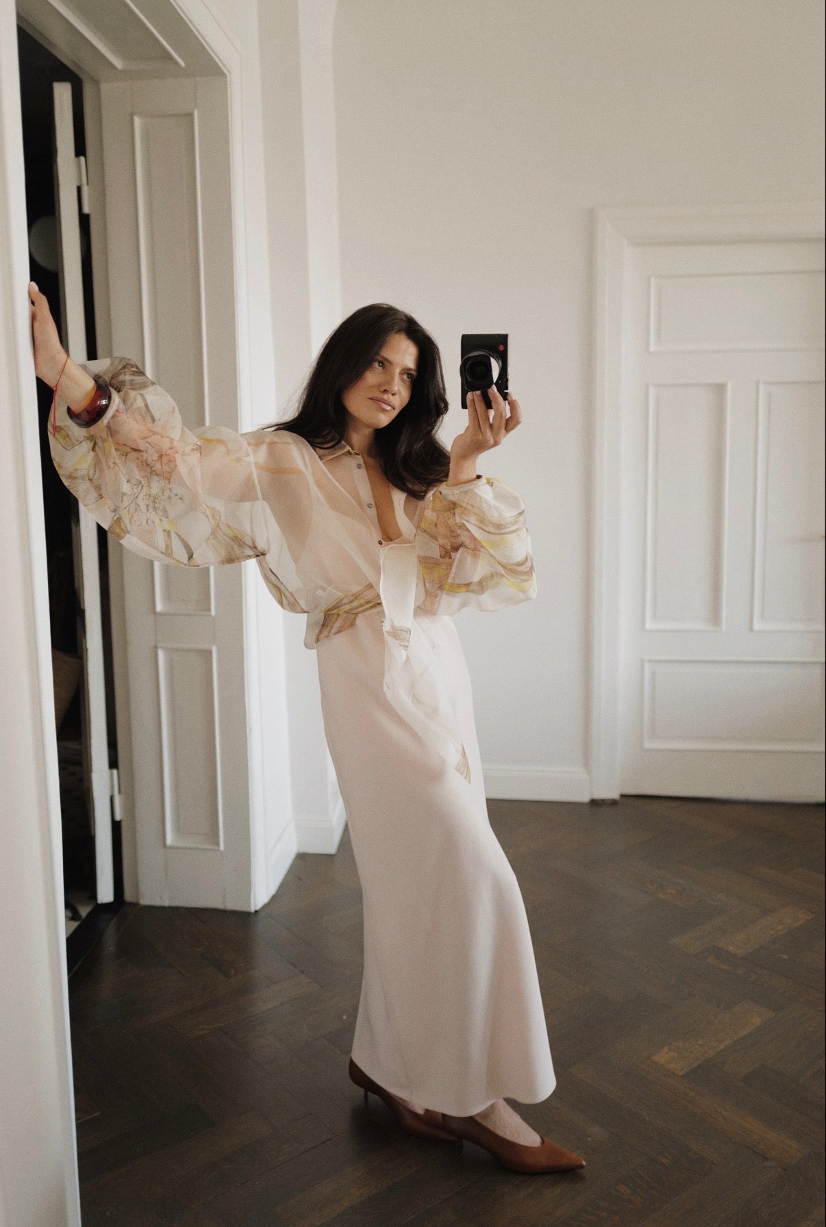 Silk Organza Blouse CLOUD SS26