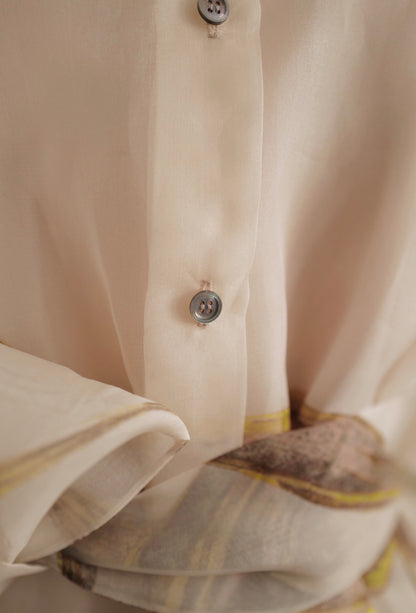 Silk Organza Blouse CLOUD SS26