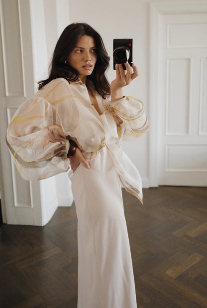 Silk Organza Blouse CLOUD SS26