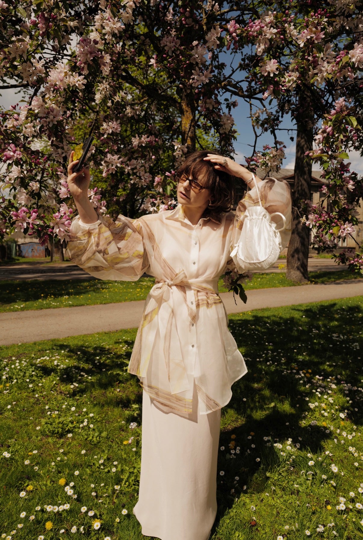 Silk Organza Blouse CLOUD SS26