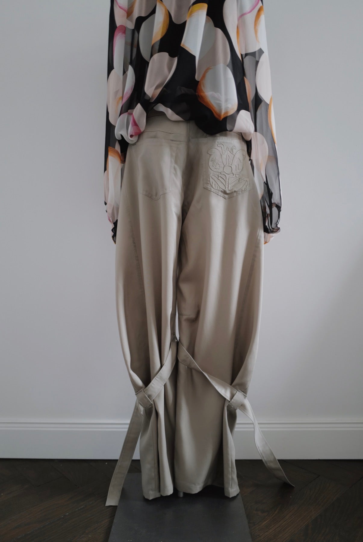 Cupro Cargo Trousers SS26