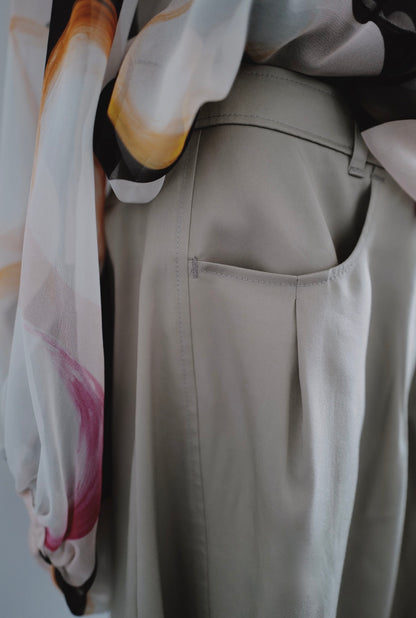 Cupro Cargo Trousers SS26
