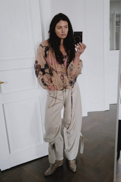 Cupro Cargo Trousers SS26