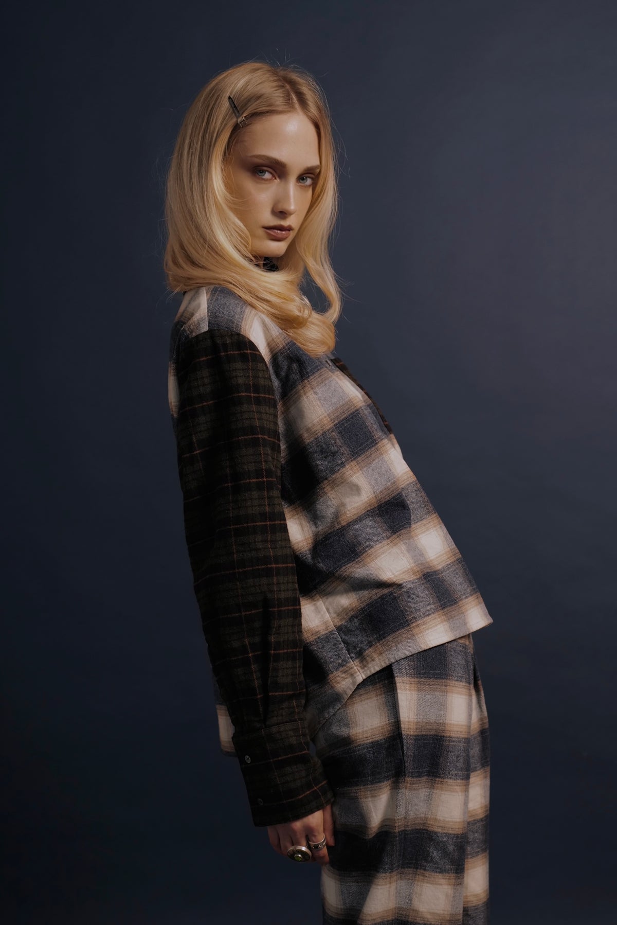 Ultra Soft Colour Block Flannel Shirt FW26/27