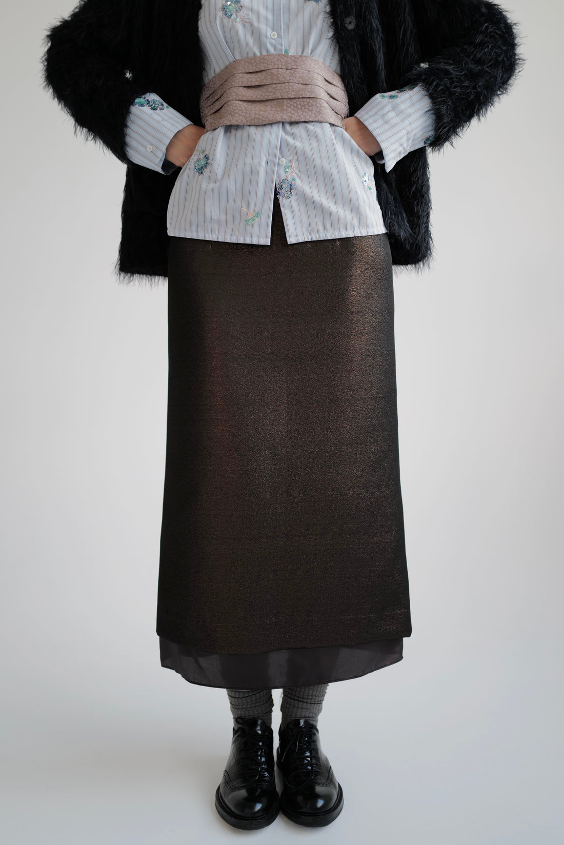 Double Layered  Brocade Skirt MELISSA FW26/27
