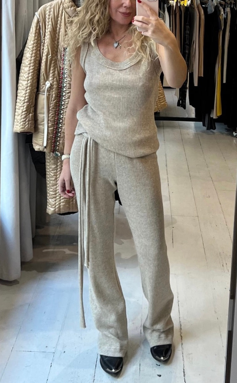 KNIT BEIGE TOP AW23/24