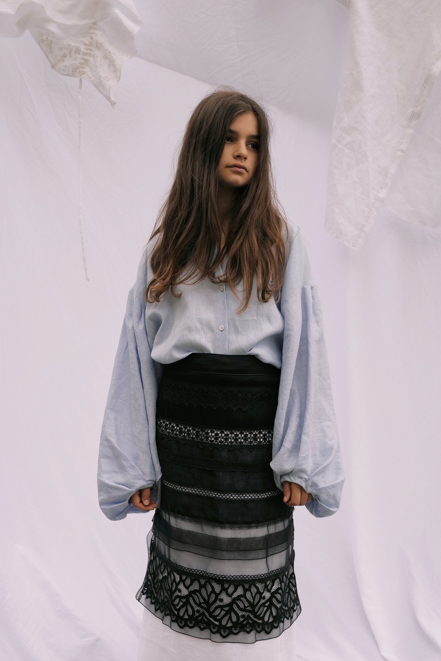Hand Made Patchwork Apron SS26 In Black