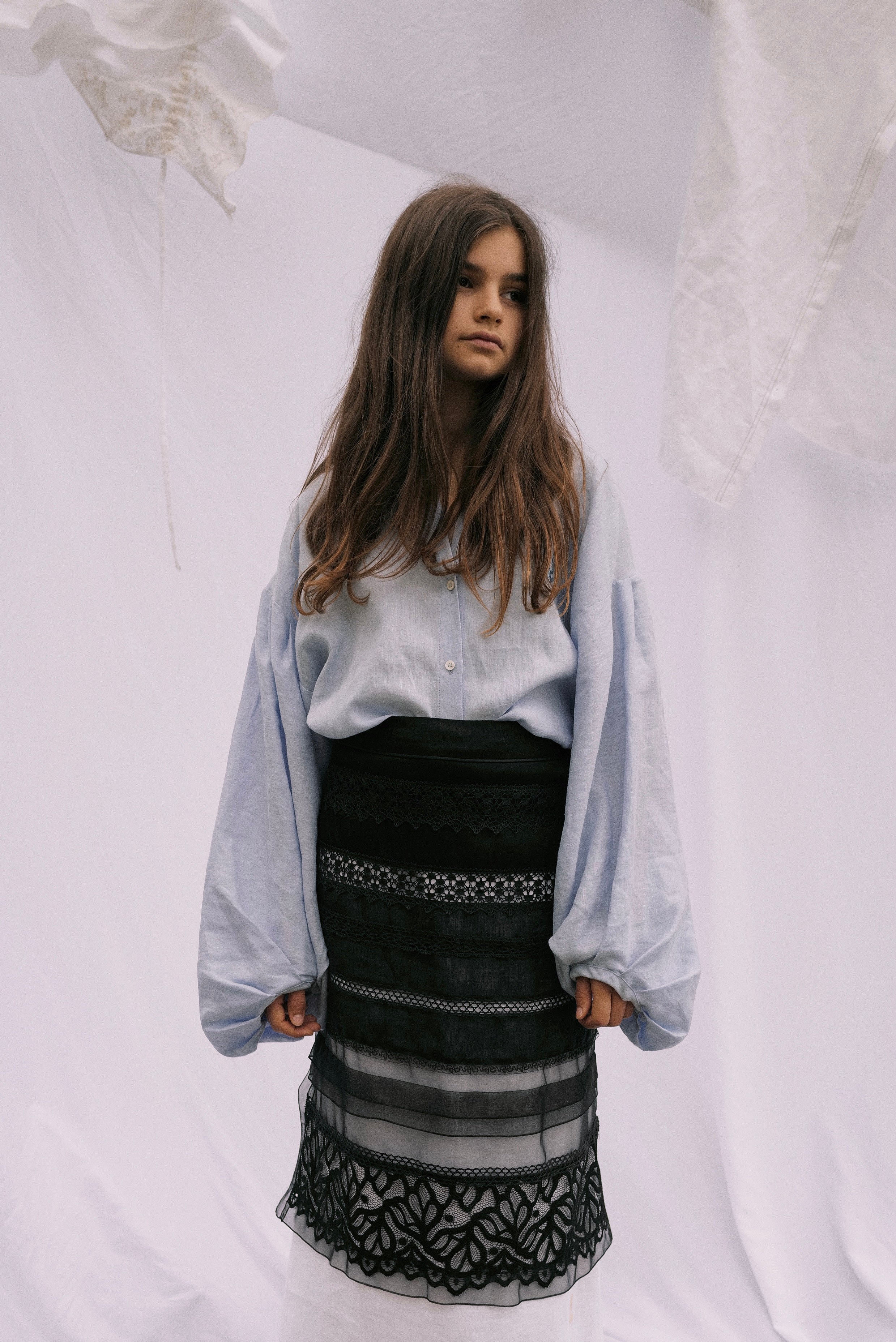 Hand Made Patchwork Apron SS26 In Black