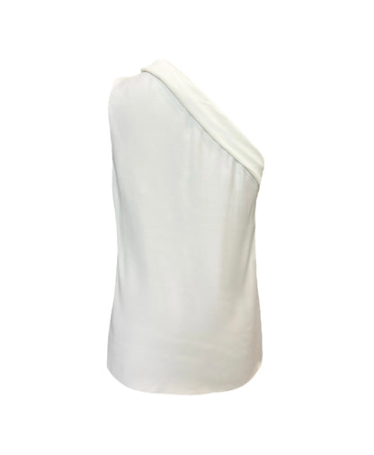 CUPRO ONE-SHOULDER TOP