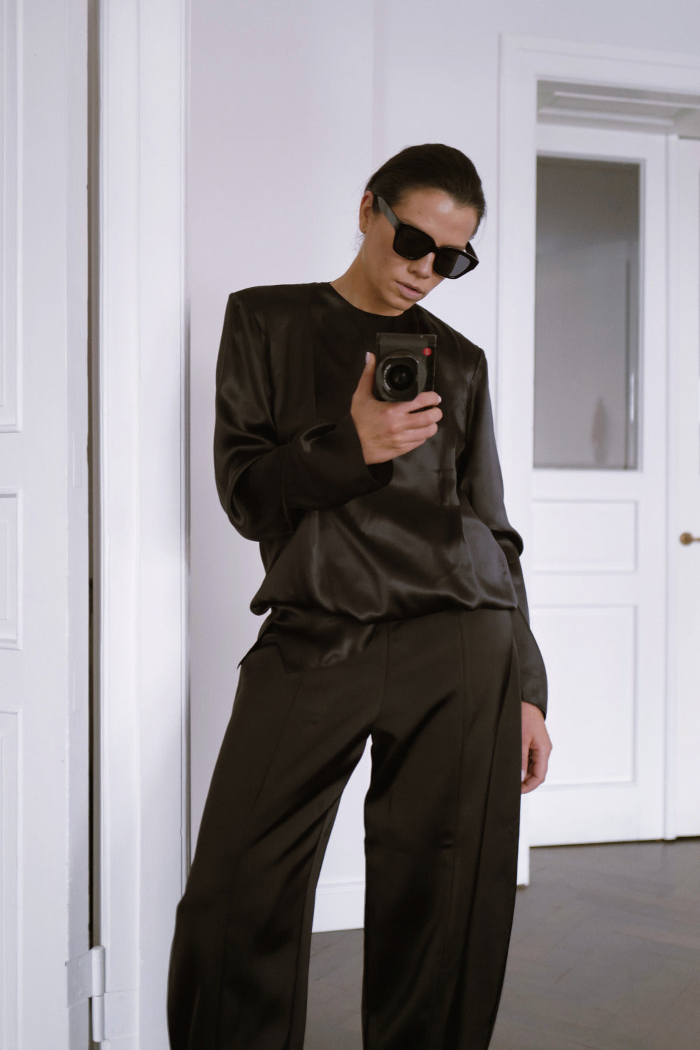 Atlas Silk Blouse AMI SS26