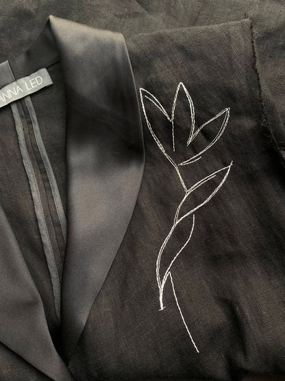 LINEN-SILK VEST TULIP SS/23