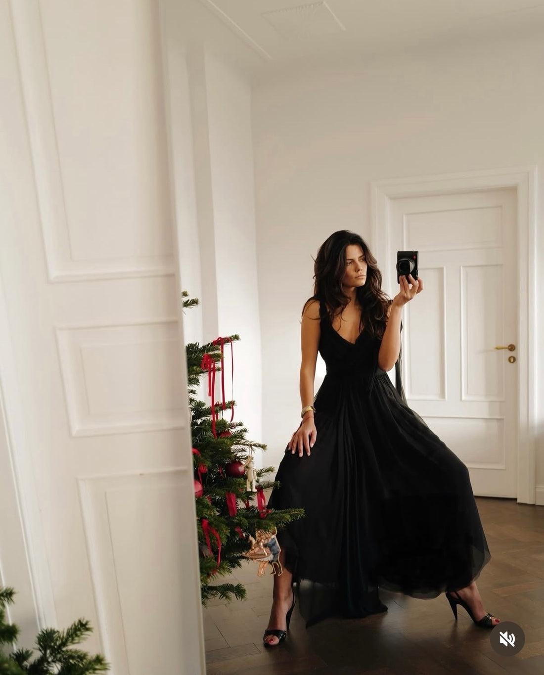 Silk Chiffon Dress IREN