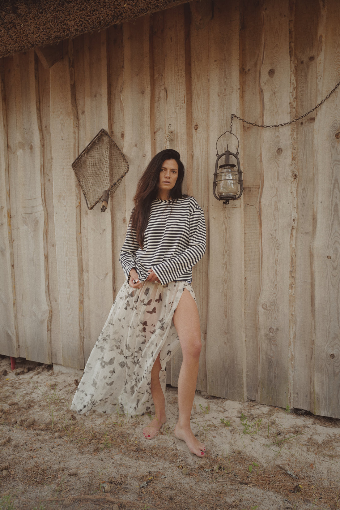 Pure Silk chiffon Skirt SS25