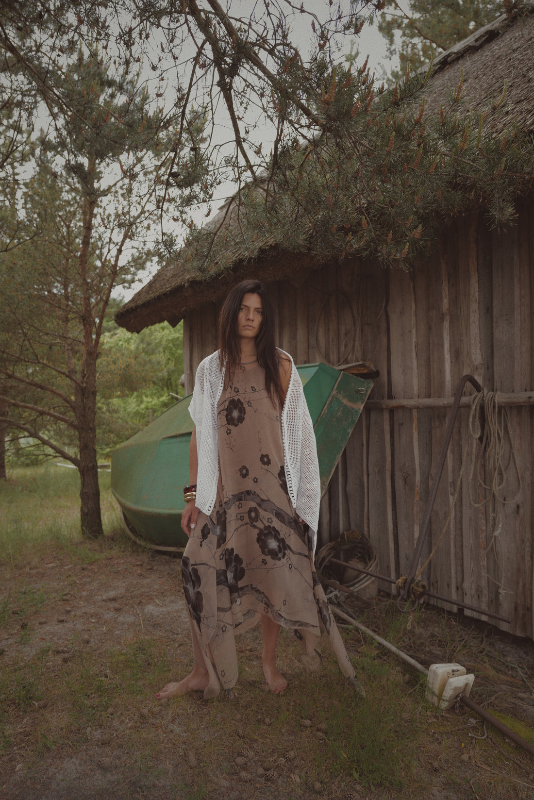 Silk Chiffon Dress Sakura  SS25