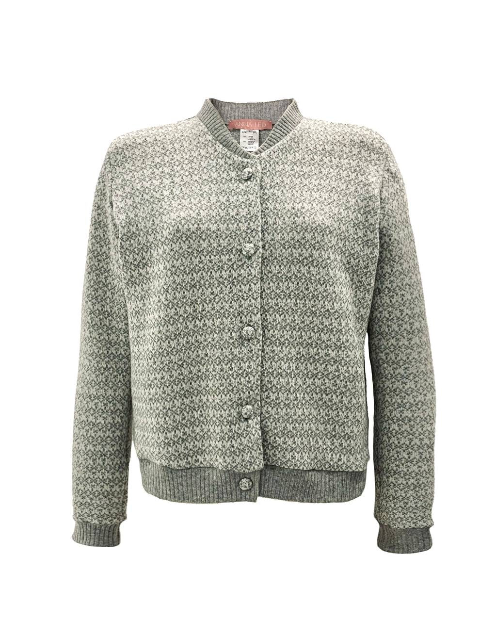 Wool Knit Jacquard Cardigan MIA FW24