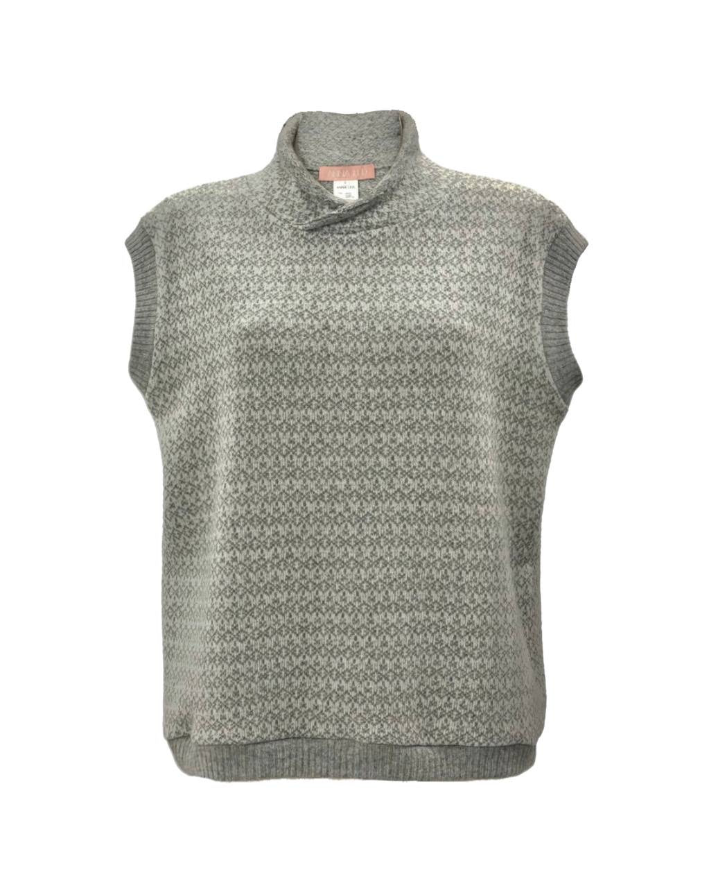 Wool Jaquard Knit Vest MARY FW24