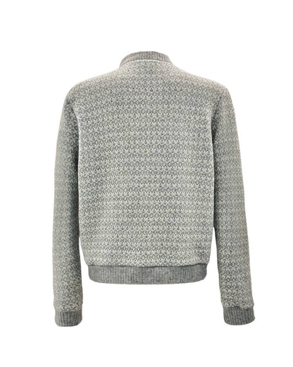 Wool Knit Jacquard Cardigan MIA FW24