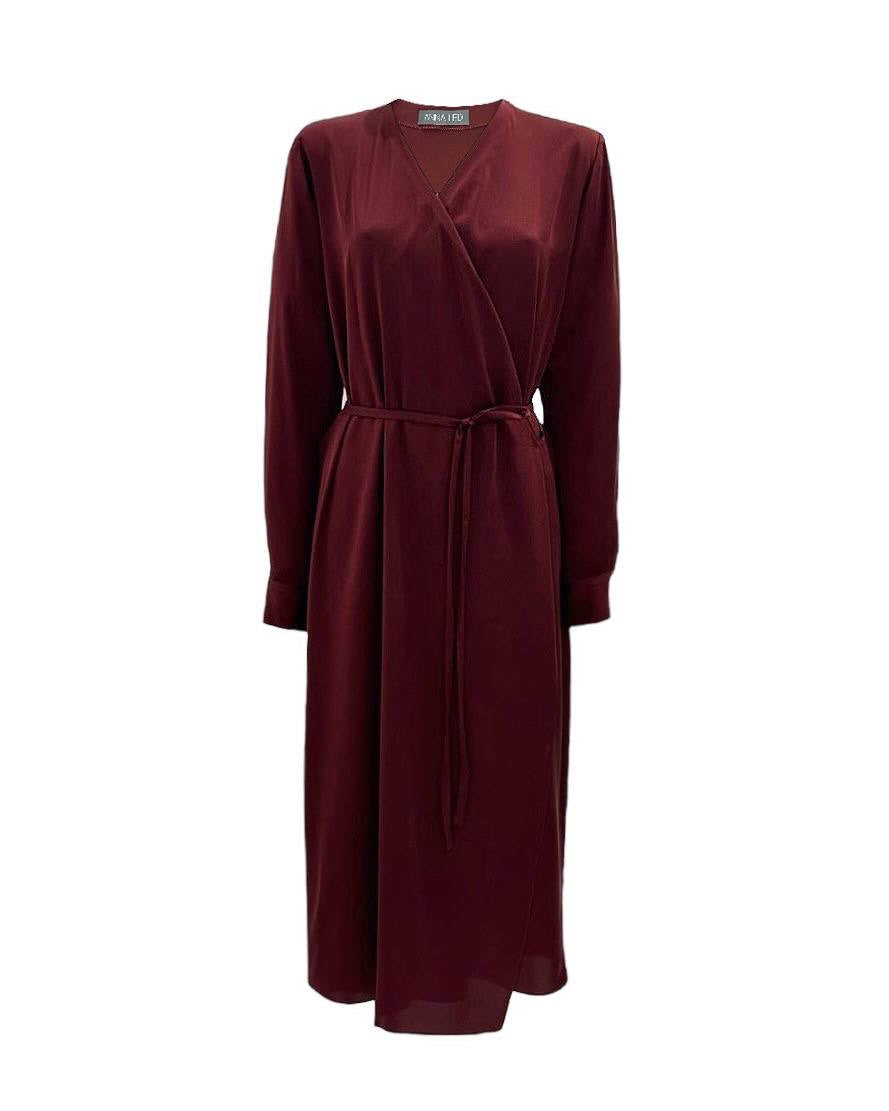 Silk Wrap Dress  INESS  FW24