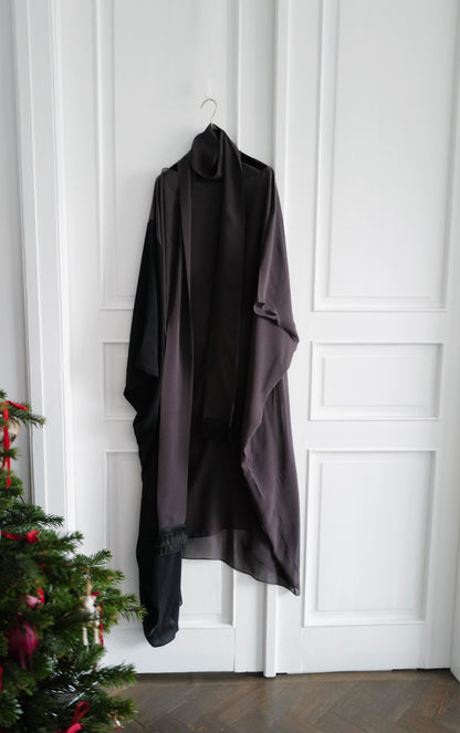 Silk Crepe  Oversized Dress-Tunic