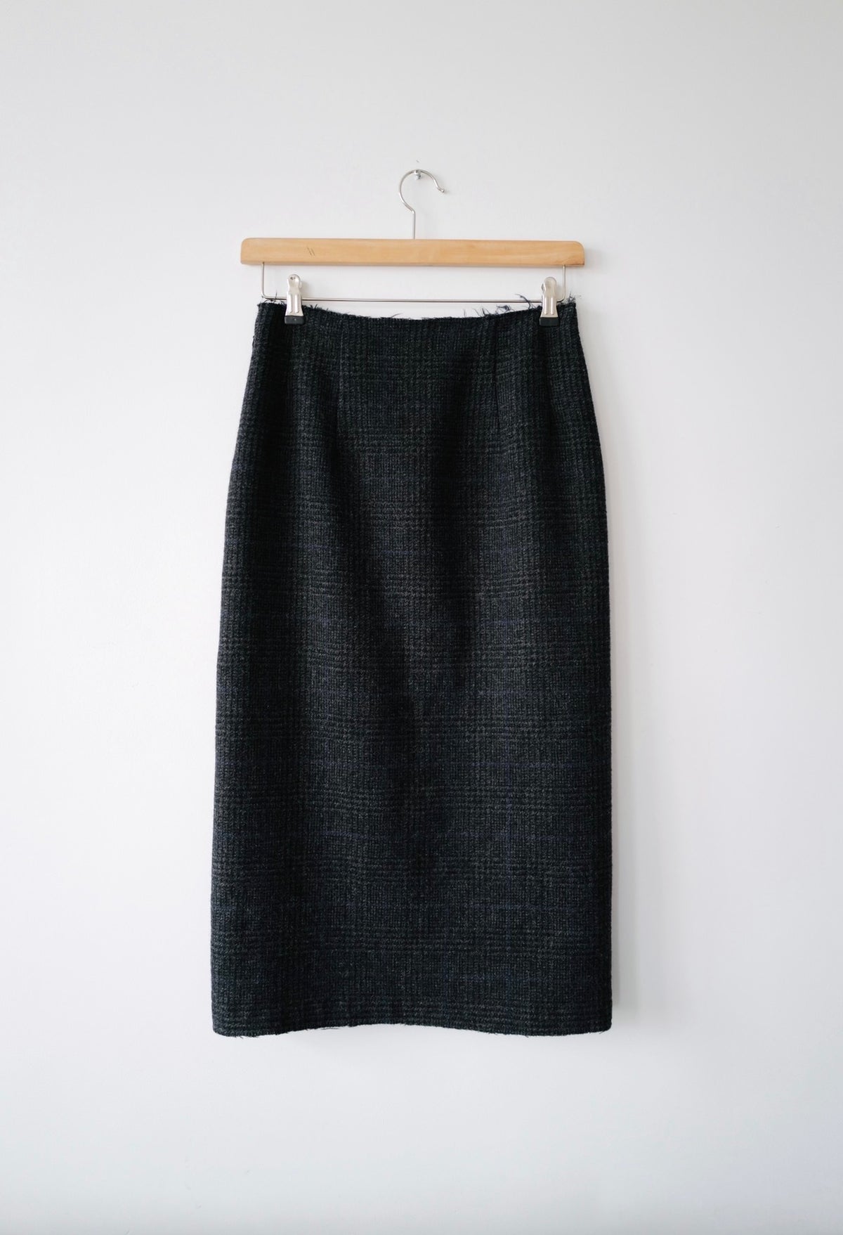 Wool Tweed Skirt with Embroidery SAKURA FW26/27