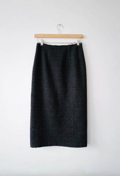 Wool Tweed Skirt with Embroidery SAKURA FW26/27