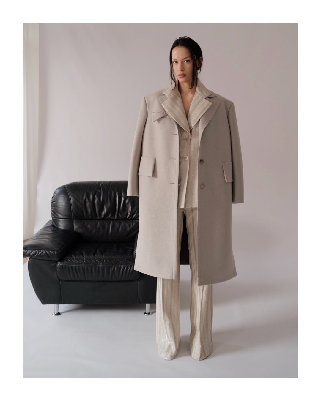 Virgin Wool Felt Coat ROMA